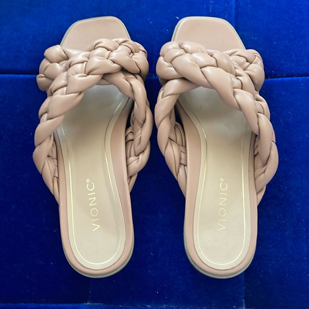 Pinkish/nude slip ons. Super comfy and cute